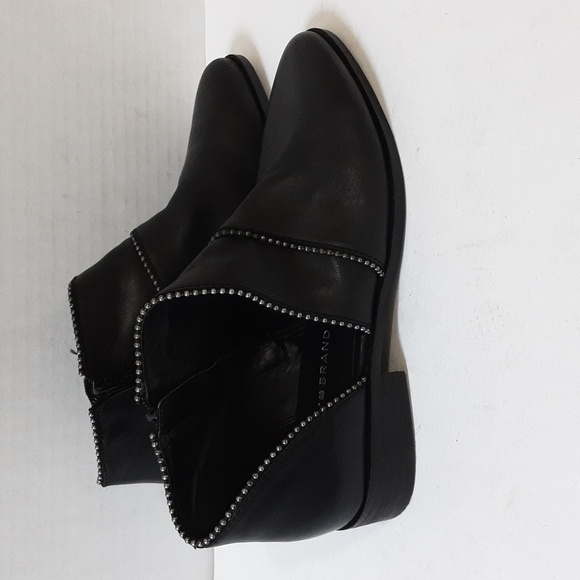 Steve Madden ankle leather booties cut out studded 7.5M casual office retro Y2K - Picture 2 of 12